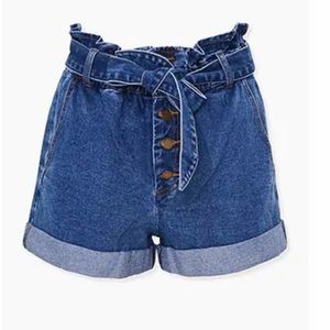 Paperbag Denium Shorts (Medium)